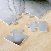 Puzzle Sur le verre turquoise de mer de sable (Côté)