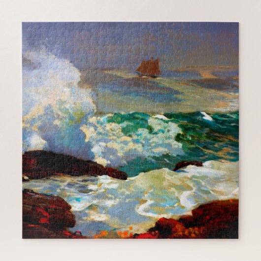 Puzzle Sur une Lee Shore Winslow Homer 1900 (Vertical)