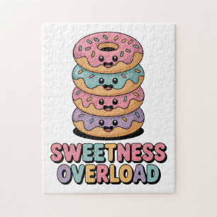 Puzzle Surcharge de sucrerie Enfants Donut