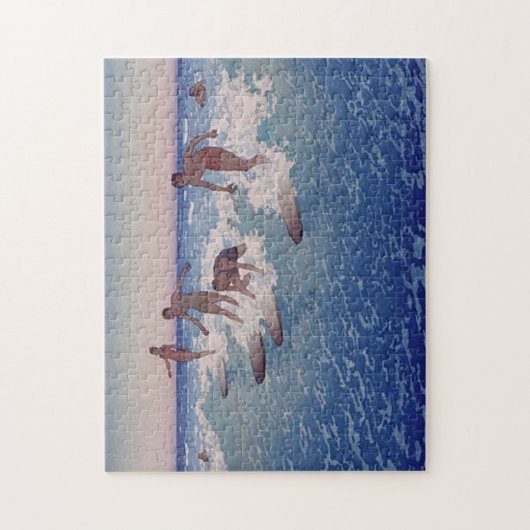 Puzzle "Surf-Cavaliers, Honolulu" - Charles W. Bartlett (Vertical)