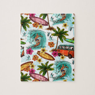 Puzzle Surf cool motif