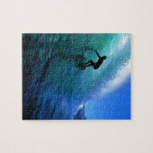 Puzzle Surf dans le tube vert paradis Afrique du Sud (Horizontal)