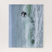 Puzzle Surf en Floride - Plage de Cocoa - 16x20 (Vertical)