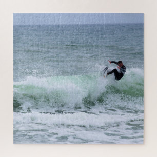 Puzzle Surf en Floride - Plage de Cocoa - 20x20