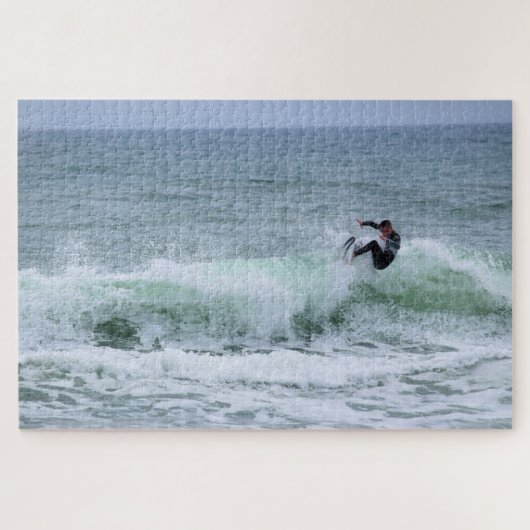 Puzzle Surf en Floride - Plage de Cocoa - 20x30 (Horizontal)