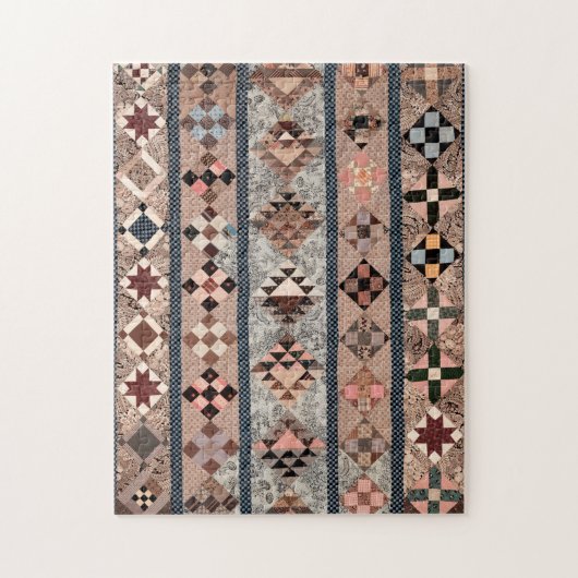 Puzzle Surface composée aux formes géométriques (Vertical)