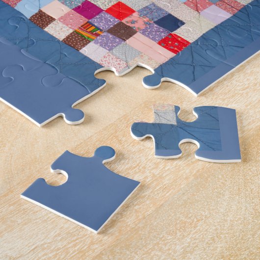 Puzzle Surface composée en patchwork avec deux bordures (Côté)