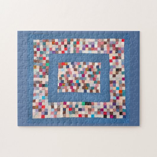 Puzzle Surface composée en patchwork avec deux bordures (Horizontal)