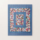 Puzzle Surface composée en patchwork avec deux bordures (Vertical)