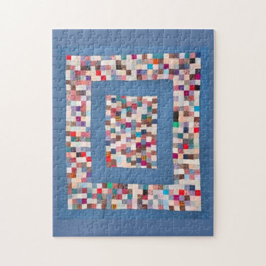 Puzzle Surface composée en patchwork avec deux bordures (Vertical)