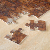 Puzzle Surface métallique texturée rouillée (Côté)