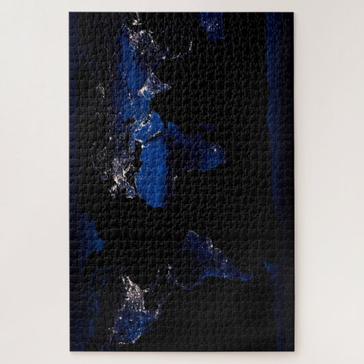 Puzzle Surface terrestre et îles de l'espace (Vertical)