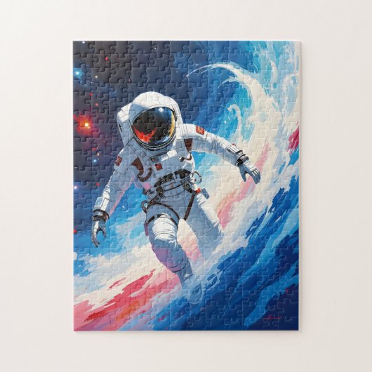 Puzzle Surfant sur le Cosmos (Vertical)