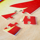 Puzzle Surfboards surf rétro (Côté)