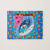 Puzzle Surfer et statue de Tiki (Horizontal)