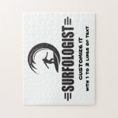 Puzzle Surfer personnalisé (Vertical)