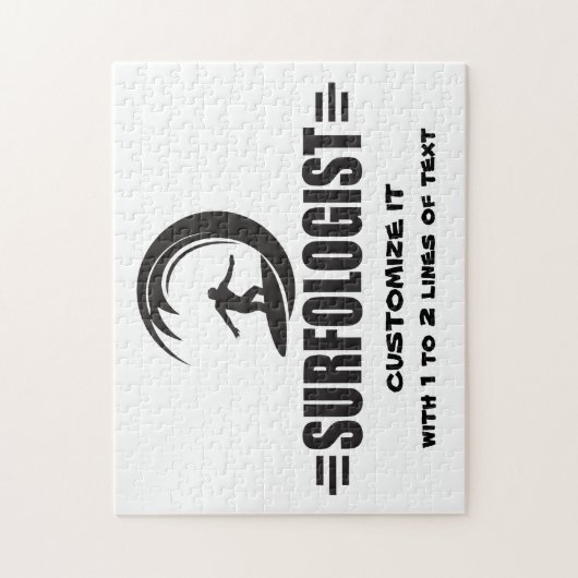 Puzzle Surfer personnalisé (Vertical)