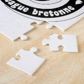 Puzzle Surfer sur la vague bretonne (version femme) (Côté)