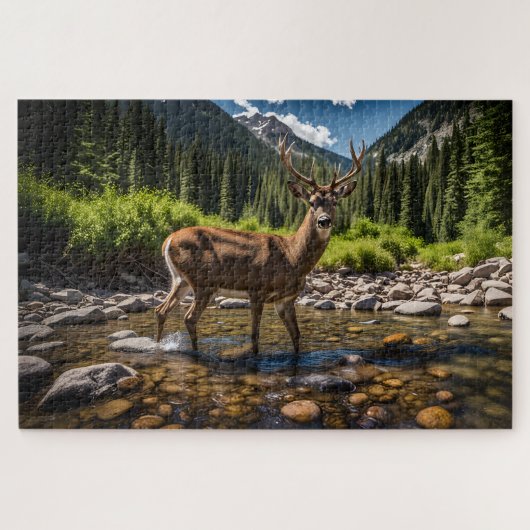 Puzzle Surpris au point d'eau (Horizontal)