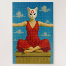 Puzzle surreal Cat Goddess