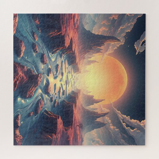 Puzzle Surreal Dream World Ethereal Ai Art (Horizontal)