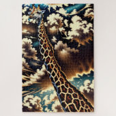 Puzzle Surreal Giraffe – Artistic Animal Design (Vertical)