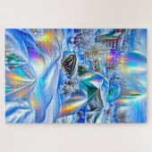 Puzzle Surreal Winter Wonderland avec lumière Iridescente (Horizontal)