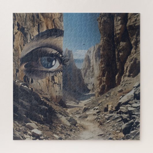 Puzzle Surréalisme des yeux nature (Vertical)