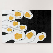 Puzzle Surveillance inquiétante : surveillance des oies d (Horizontal)