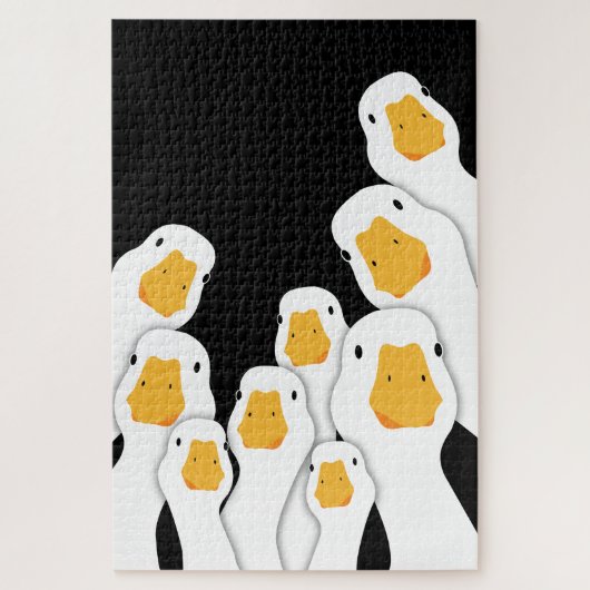 Puzzle Surveillance inquiétante : surveillance des oies d (Vertical)