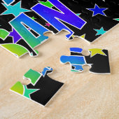 Puzzle "SUSAN" Prénom, Amusant "HEUREUX ANNIVERSAIRE" (Côté)