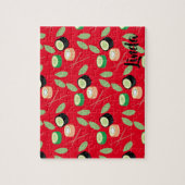 Puzzle Sushi Cucumber Rolls Verdure Alimentation asiatiqu (Vertical)