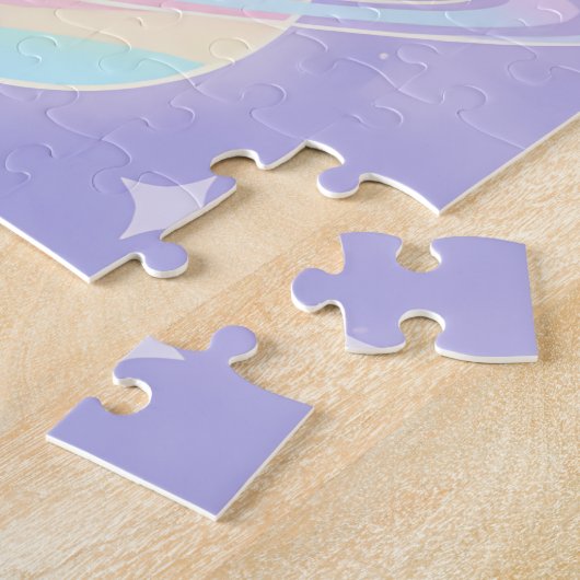 Puzzle Sushi Flying in Pastel Galaxy Sky (Côté)