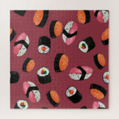Puzzle Sushi Onigiri Rolls : Illustration transparente (Horizontal)
