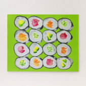 Puzzle Sushi Time aquarelle wasabi (Horizontal)
