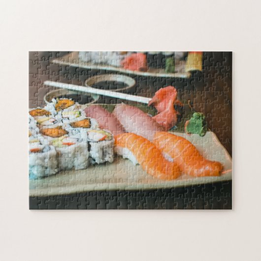 Puzzle Sushi Yam Maki Rolls Des Aliments Asiatiques (Horizontal)