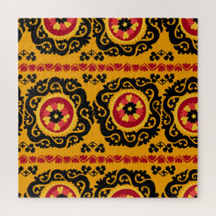 Puzzle Suzanne de tapis asiatique : Broderie traditionnel