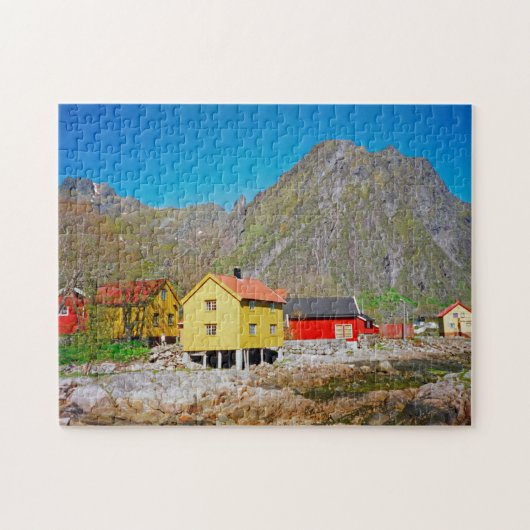 Puzzle Svolvaer, Norvège 252-pc (Horizontal)