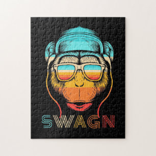 Puzzle Swagn Retro Monkey