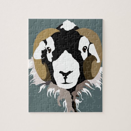 Puzzle Swaledale Sheep (Vertical)