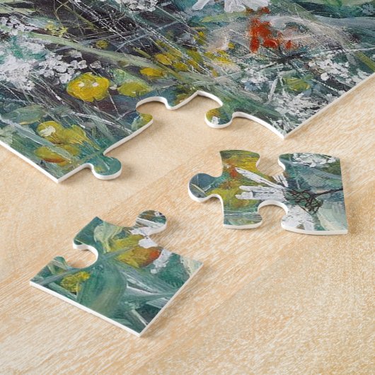 Puzzle Swallow and Flower Field, Bruno Liljefors (Côté)