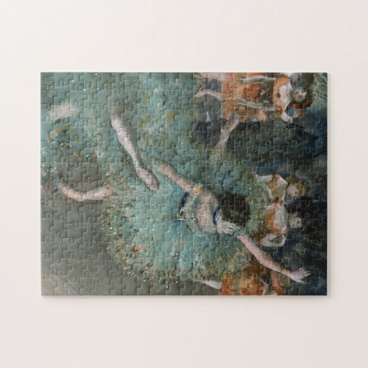 Puzzle Swaying Dancer, Danseuse en vert par Edgar Degas (Horizontal)