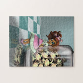 Puzzle Sweet Biracial Girl (Horizontal)