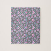 Puzzle Sweet Romantique Abstrait Fleurs roses Motif (Vertical)