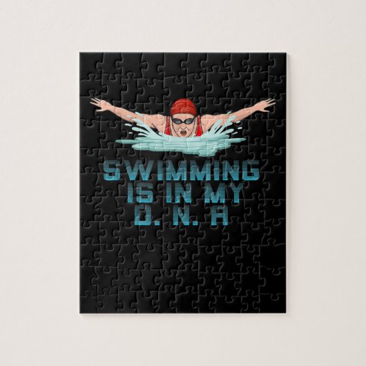 Puzzle Swimming Is (Vertical)