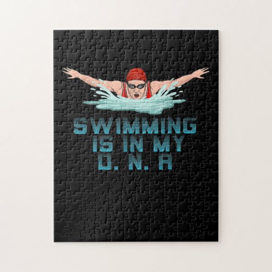 Puzzle Swimming Is (Vertical)