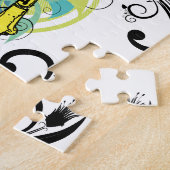 Puzzle Swirl Grunge Clarinet (Côté)