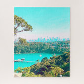 Puzzle Sydney Harbour Skyline view Mosman (Vertical)