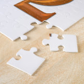 Puzzle Symbole "à trois dimensions" d'or alpha et d'Omega (Côté)