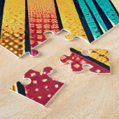 Puzzle Symbole Boho Retro Dove and Peace (Côté)